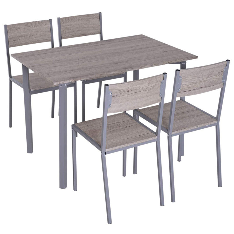 Ebern Designs Westendorf Modern Compact 5 Piece Dining Set Ebern Designs Westendorf Modern Compact