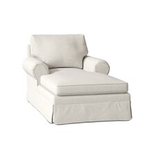 white chaise lounge chair