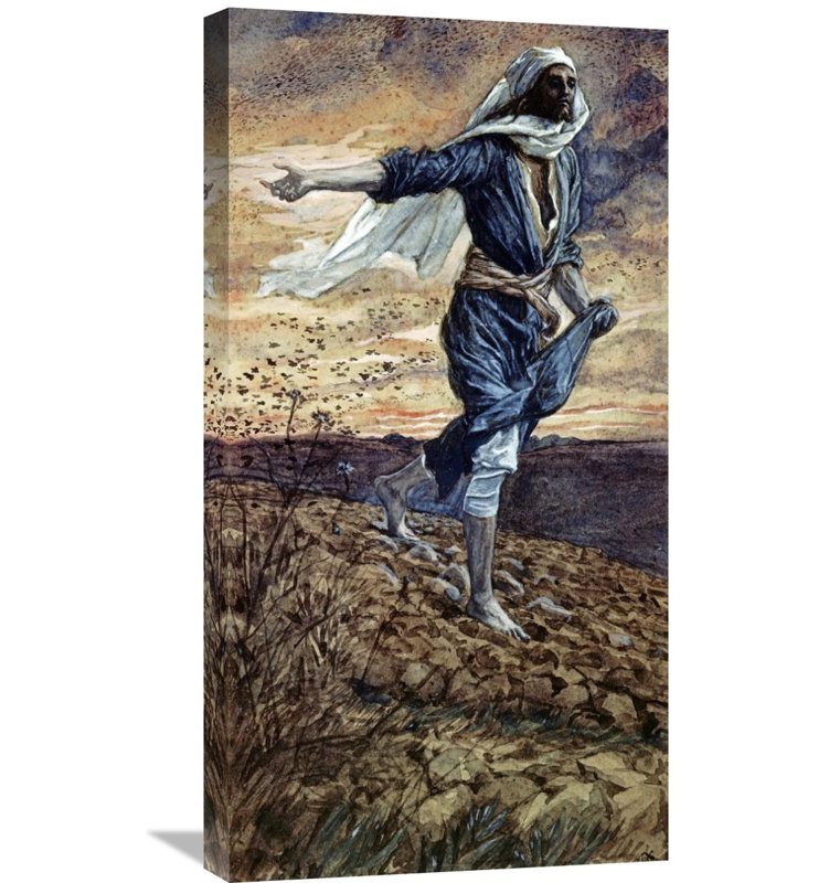Global Gallery The Parable Of The Sower By James Tissot Painting