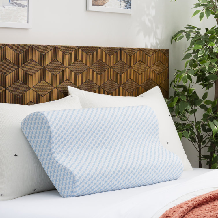 gel memory foam contour pillow