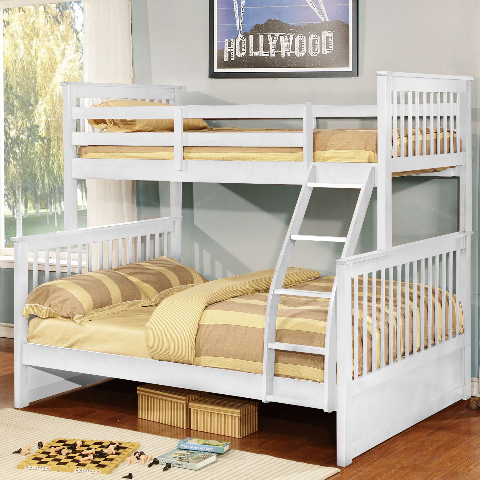 kids bunk bed twin over full