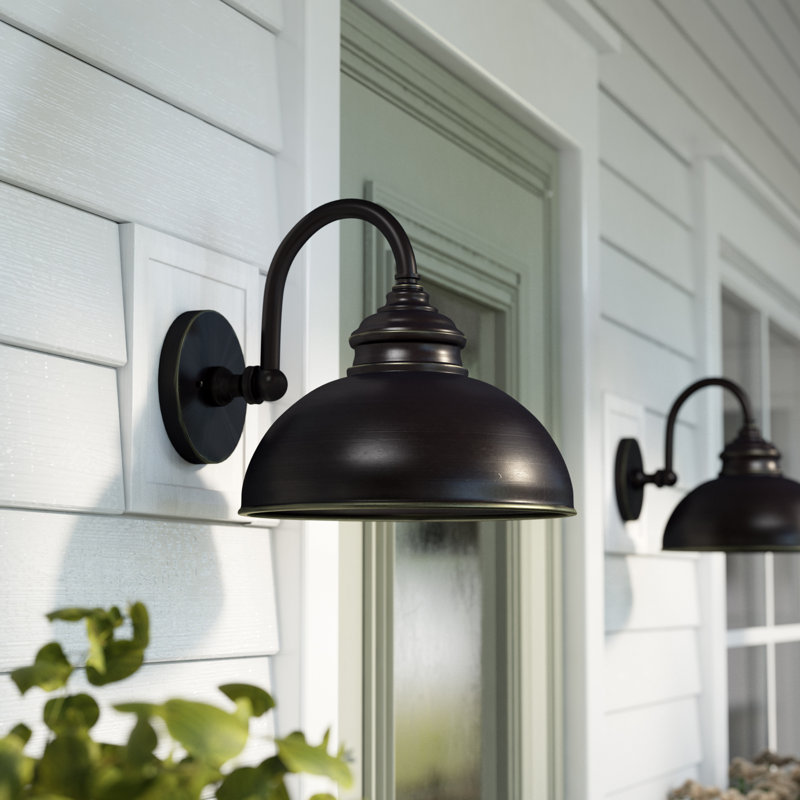 Gracie Oaks Ellwood Outdoor Barn Light Reviews Wayfair Ellwood Outdoor Barn Light
