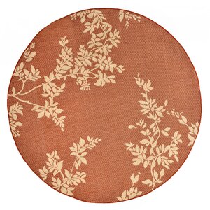 Aldreda Rust Indoor/Outdoor Area Rug