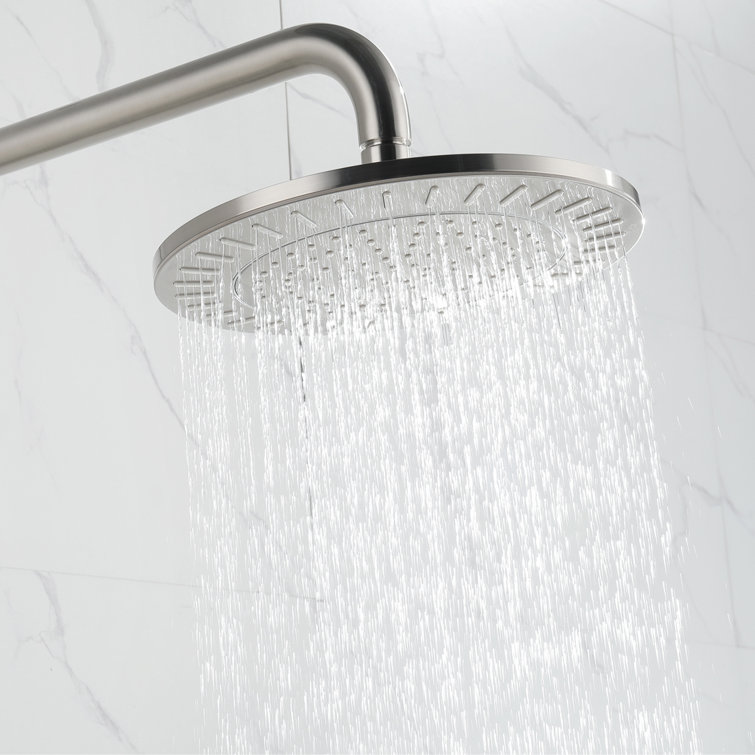 Bright Showers dual shower heads combo premium version brushed nickel Bright Showers dual shower heads combo premium version brushed nickel