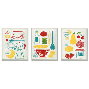 Kitchen Plaques Wayfair Sunday Breakfast Dinner And Picnic 3 Piece Kitchen Wall Plaque Set