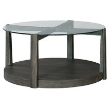 Espresso Wood Round Coffee Tables You Ll Love In 2021 Wayfair