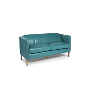 Go to store & view more images Lazzaro Leather Miami Leather Loveseat