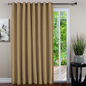 Harmony Solid Blackout Grommet Single Curtain Panel