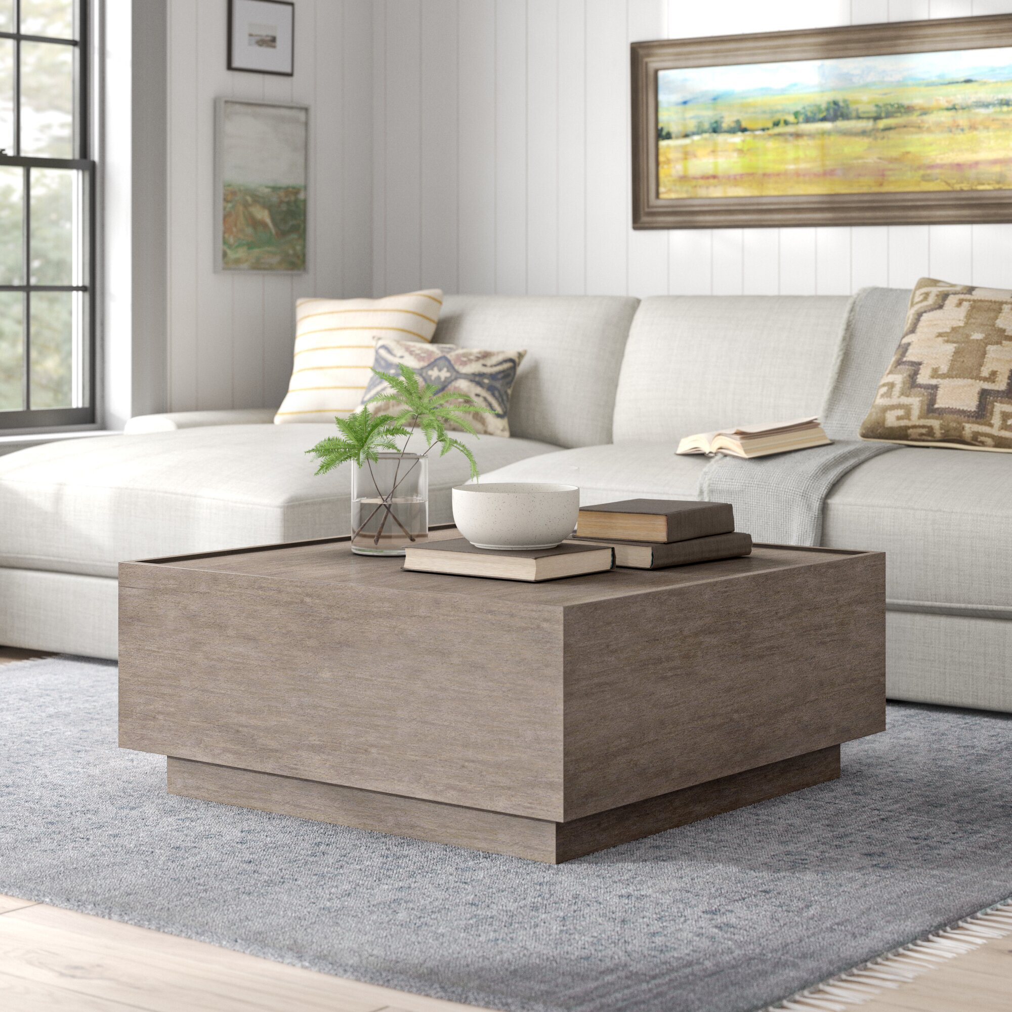 wayfair block coffee table