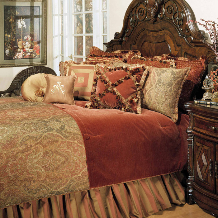 Michael Amini Woodside Park Reversible Comforter Set Reviews