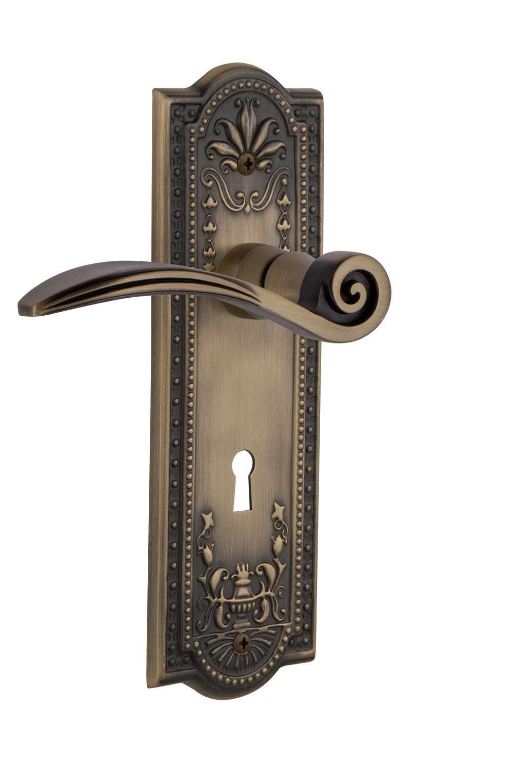 Nostalgic Warehouse New York Double Cylinder Deadbolt Unlacquered Brass