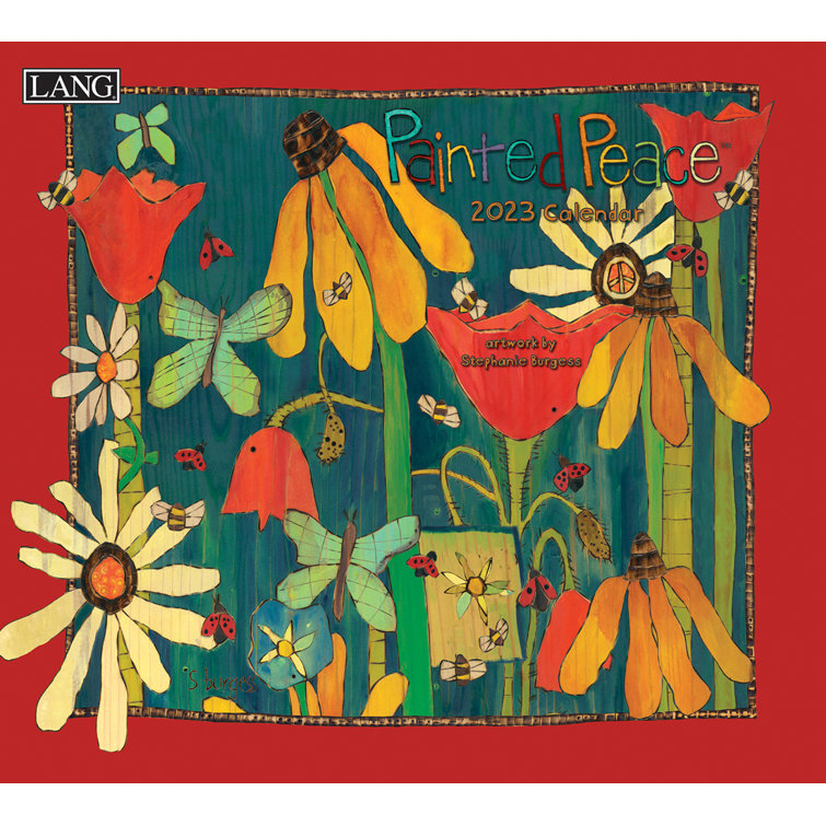 Warren Kimble Calendar 2023 Lang Painted Peace 2023 Calendar Wall Décor | Wayfair