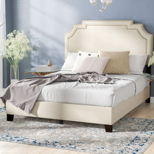 Queen Corner Bed Wayfair Galway Tiered Clipped Corner Queen Upholstered Panel Bed