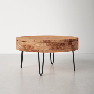 (Incomplete) Heaton Solid Wood Coffee Table with Storage