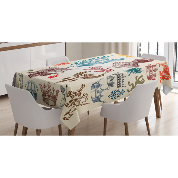 East Urban Home Ambesonne Medieval Tablecloth Medieval