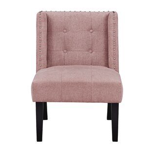 baby pink accent chair