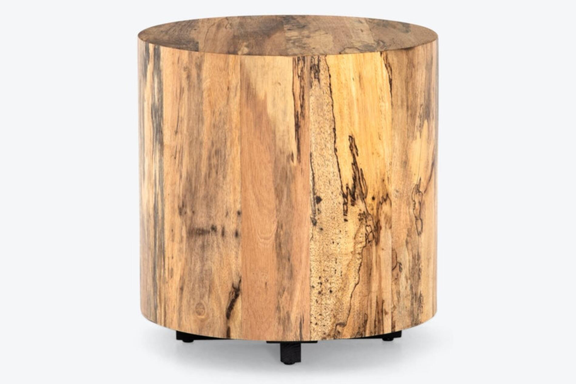 Tree Line Furniture 20'' Tall Drum End Table Wayfair