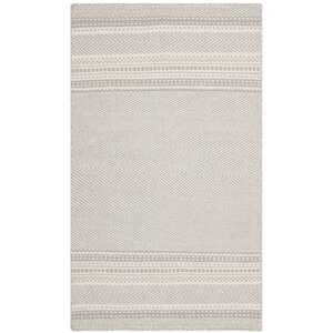 Butters Hand-Woven Grey/Ivory Area Rug