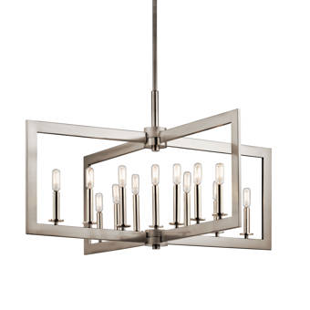 Millwood Pines Hoang 4 Light Unique Tiered Chandelier Wayfair