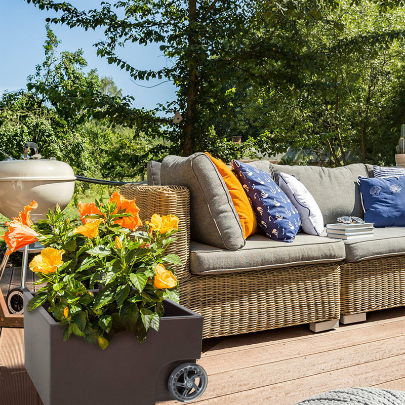 Abba Patio Stainless Steel Umbrella Base/Planter &amp; Reviews