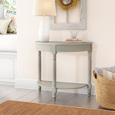Lark Manor Joanna 30" Solid Wood Console Table  Color: French Gray