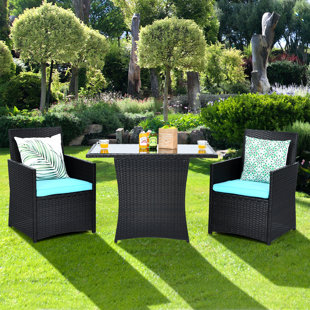 Green Small Bistro Waterproof Outdoor Garden Patio Table Set Furniture Cover 