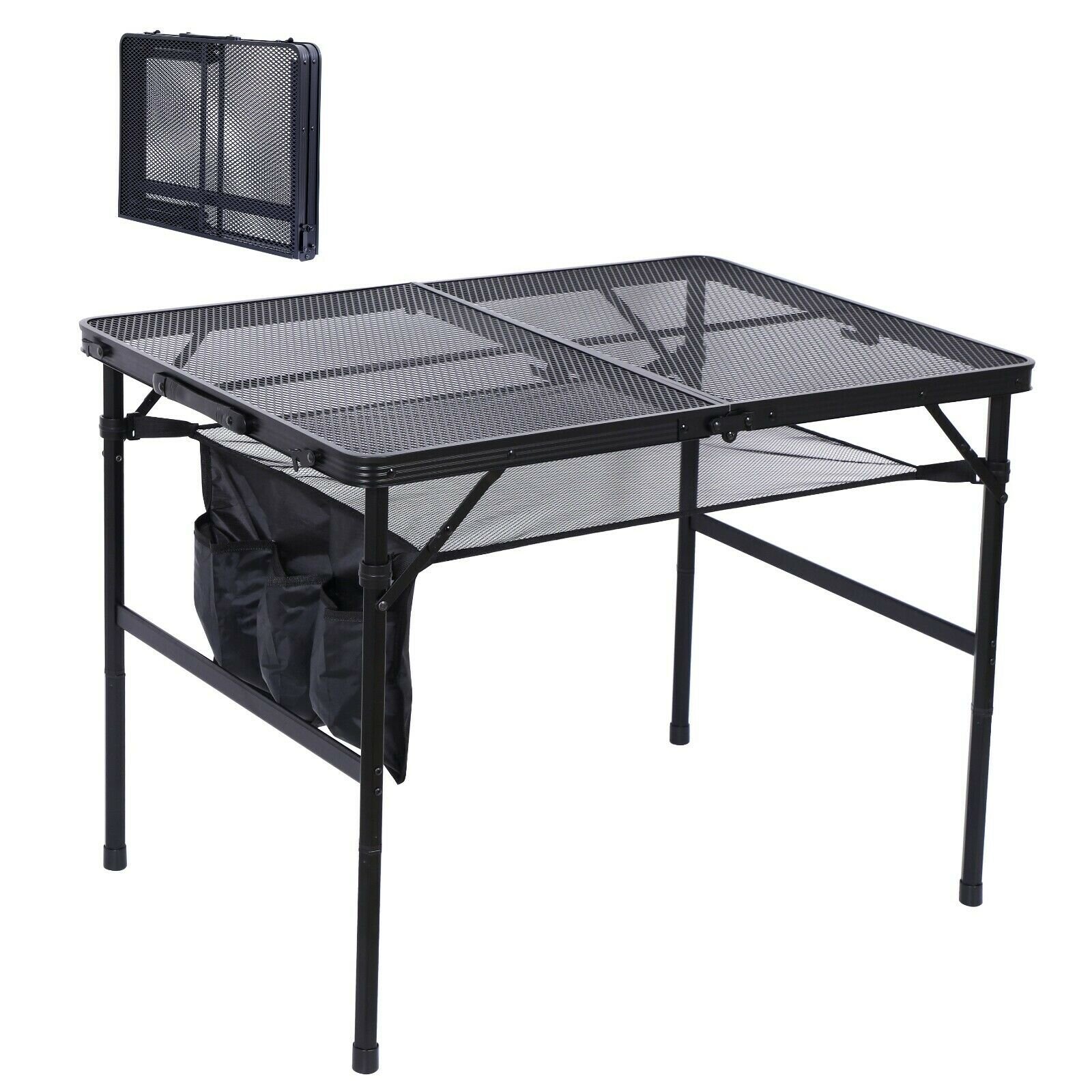 Arlmont & Co. Eugonda Folding Metal Camping Table & Reviews | Wayfair