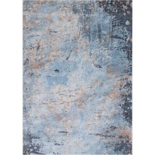 Ice Blue Area Rug Wayfair Fantine Abstract Ice Blue Area Rug