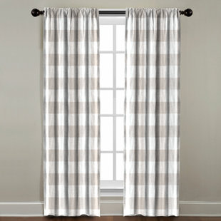 108 Inch Check Plaid Curtains Drapes You Ll Love In 2020 Wayfair