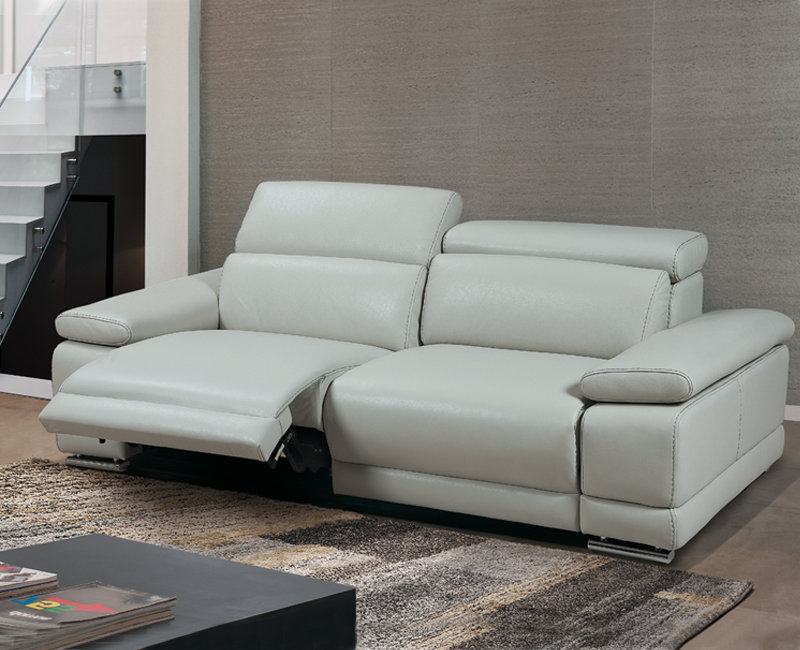 Latitude Run Strafford Genuine Leather Reclining 89 Pillow Top