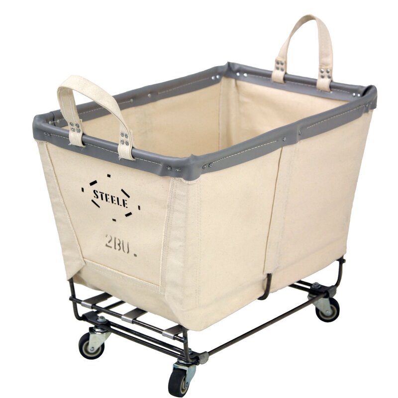 rolling cart for laundry basket