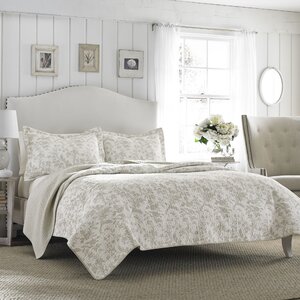 Amberley Reversible Quilt Set by Laura Ashley Home