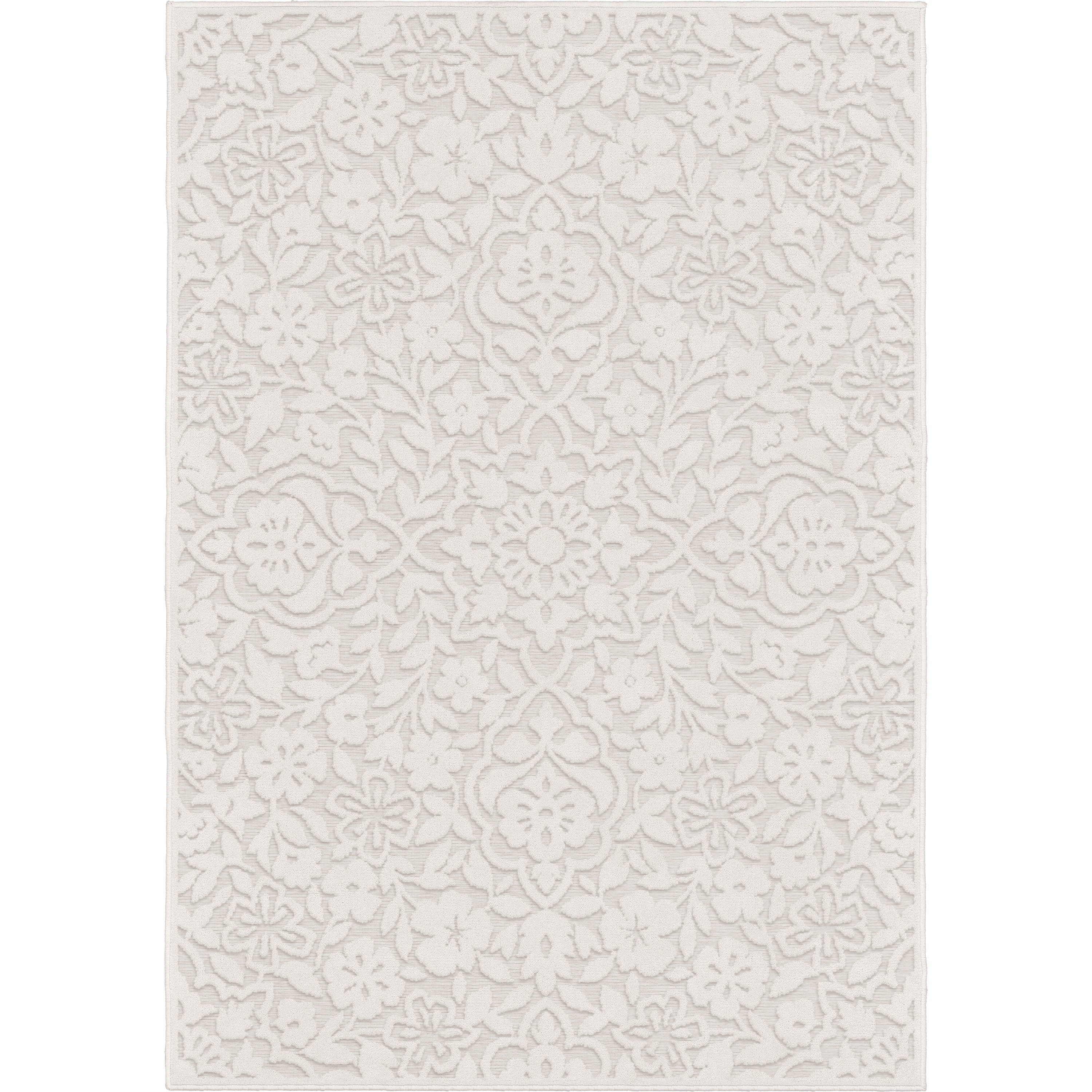 Charlton Home Farner Cottage Floral Natural Ivory Indoor Outdoor Area Rug Reviews Wayfair