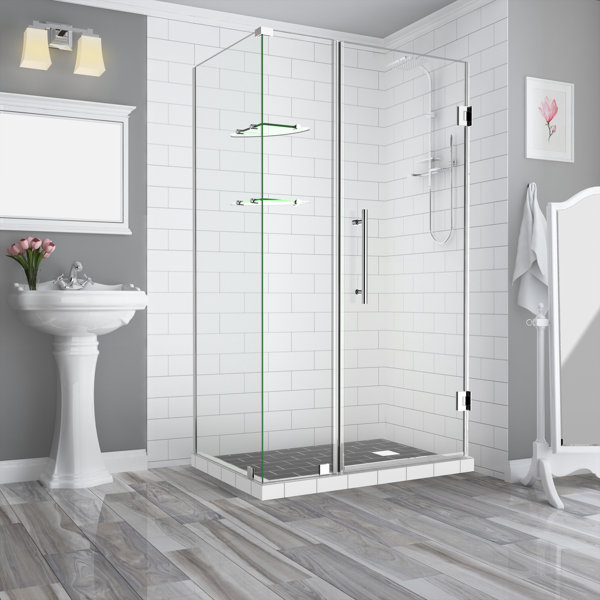 Aston Bromley Gs 72 63 X 72 Rectangle Hinged Shower Enclosure Wayfair