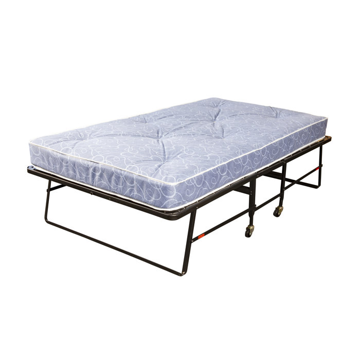 Ebern Designs Barbay Blue Black Folding Bed Reviews Wayfair