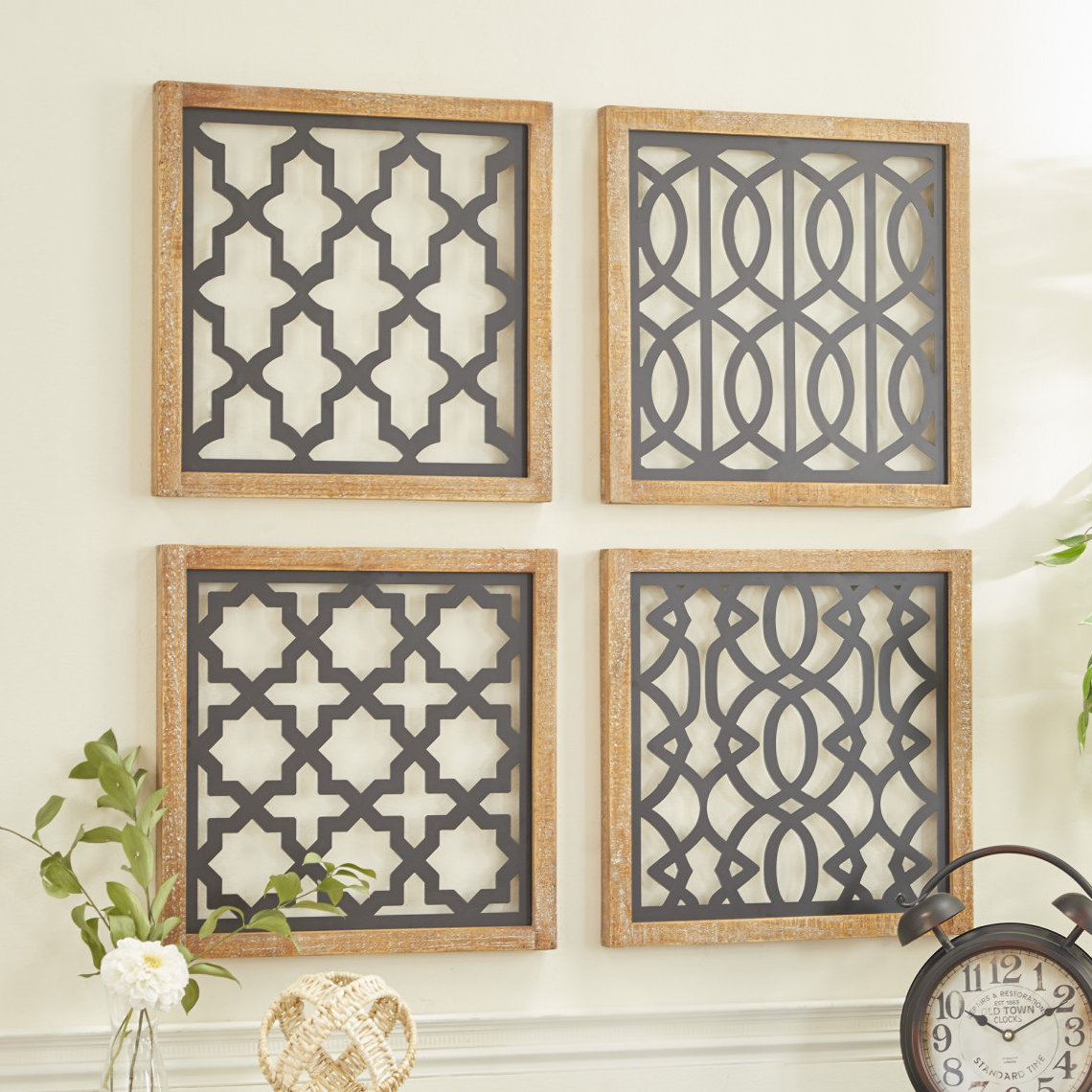 One Allium Way® Wood Wall Décor Set Wayfair
