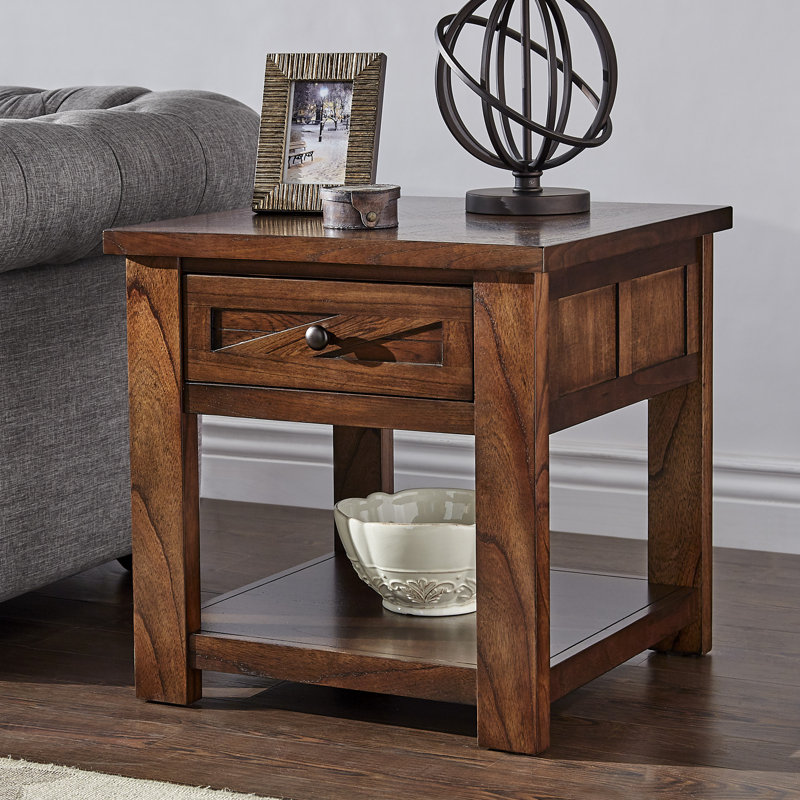 Loon Peak Jordyn End Table Reviews Wayfair