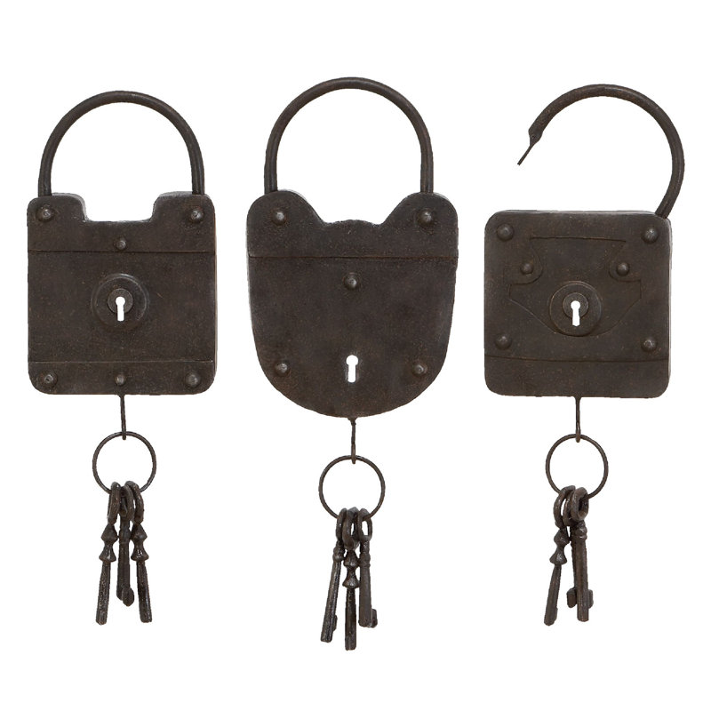 Gracie Oaks Metal Key Wall Décor Set Reviews Wayfair Gracie Oaks Metal Key Wall Décor Set