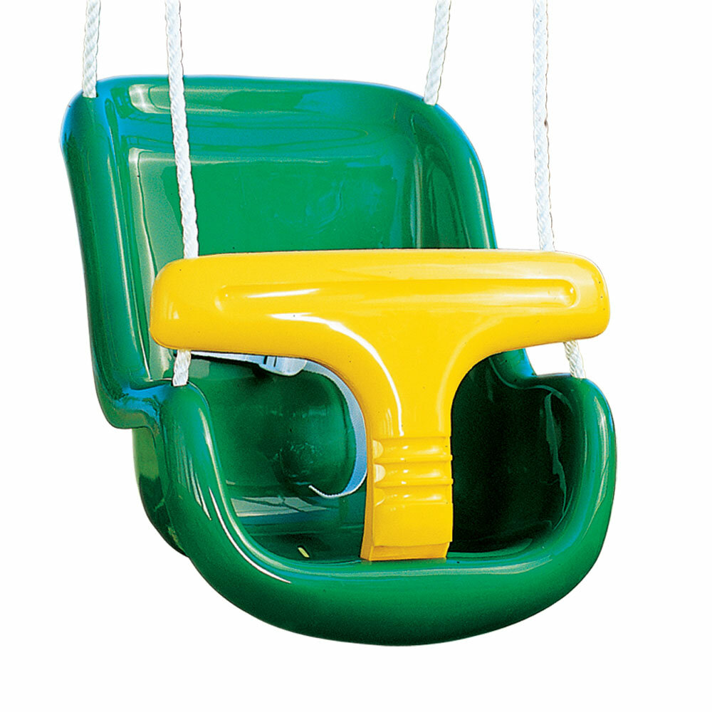LIME GREEN Children's Kids Bucket Toddler BABY Swing Seat Adjustable RSP £23.95 