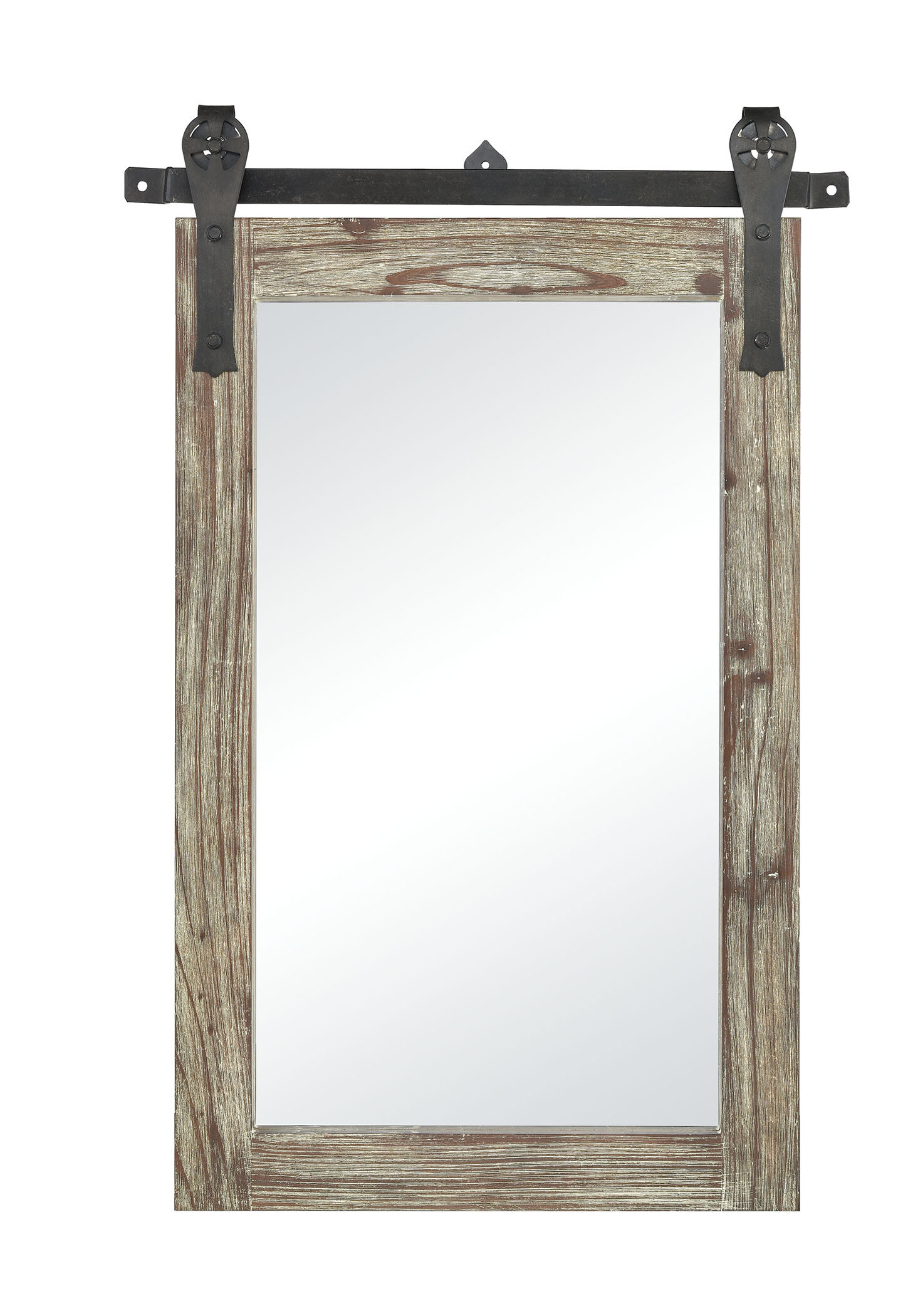 Gracie Oaks Vale Rectangle Wood Wall Mirror | Wayfair