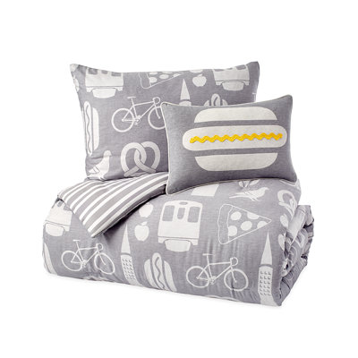 Dkny Nyc Duvet Cover Set Size Twin Duvet Cover 1 Sham 1 Pillow