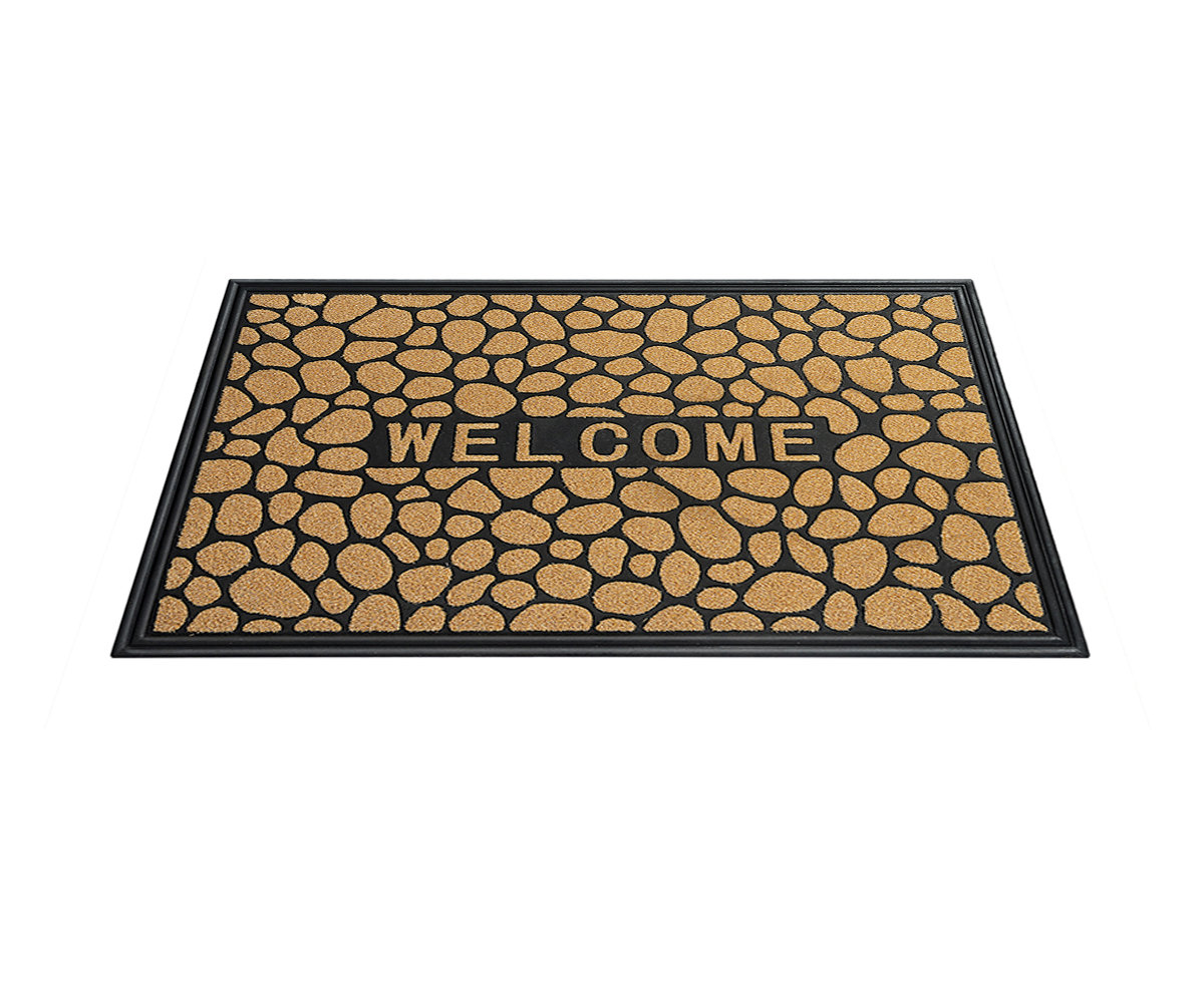 Superior Performance Natural Stone Coir 30 In X 18 In Non Slip Outdoor Door Mat Wayfair