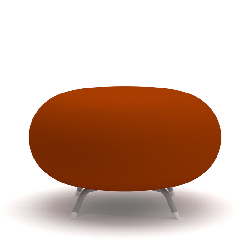 Pebble Scalloped Ottoman