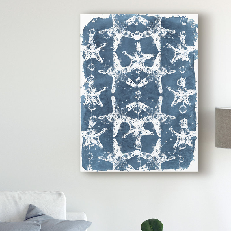 East Urban Home Batik Shell Patterns Ii Acrylic Painting Print