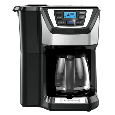 12-Cup Mill and Brew Coffee Maker Black + Decker Color: Black
