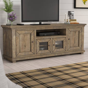 Kody Tv Stand For Tvs Up To 85 Reviews Birch Lane Crafted from solid alder wood with a barnwood finish, this 33.5'' h x 74.06'' w x 16.6'' d piece strikes an understated silhouette perfect for a variety of styles. kody tv stand for tvs up to 85