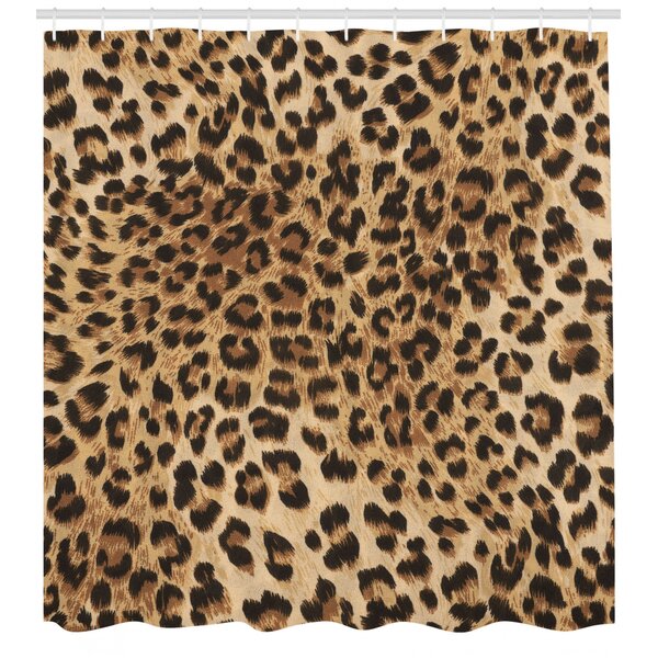 Details about   Leopard Shower Curtain Set 3D Cheetah Print Bathroom Decor with Hooks 5 Sizes 
