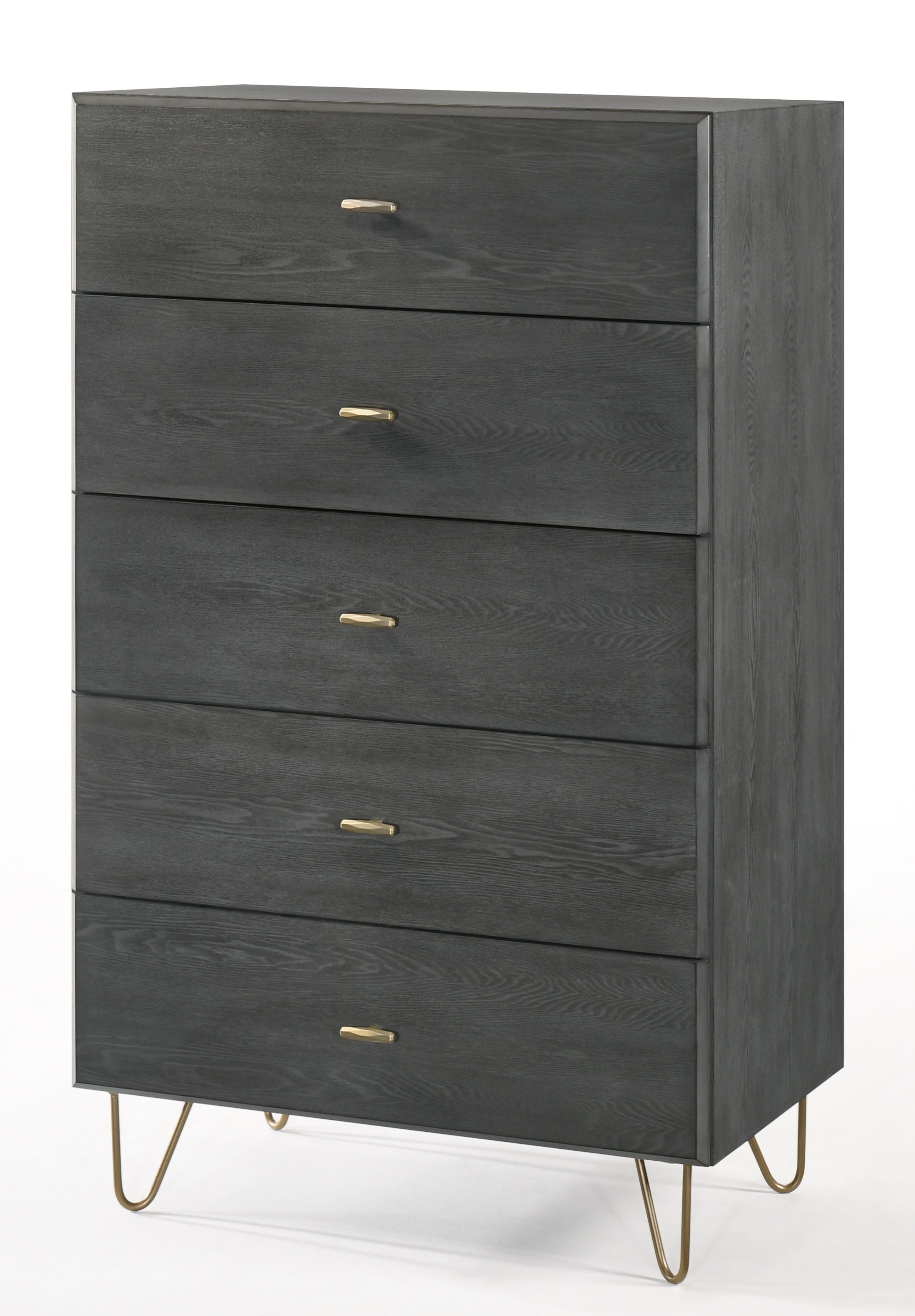 Everly Quinn Herschel 5 Drawer Chest Wayfair