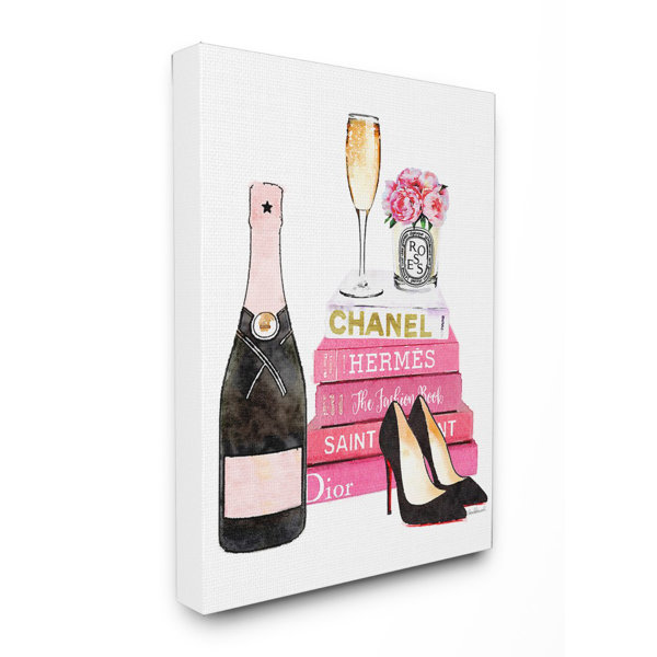champagne and heels