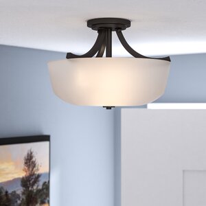 Cumberbatch 2-Light Semi Flush Mount